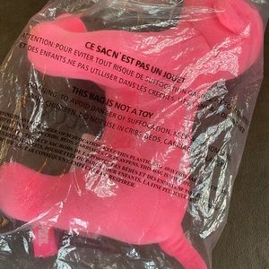 PINK stuffed dog